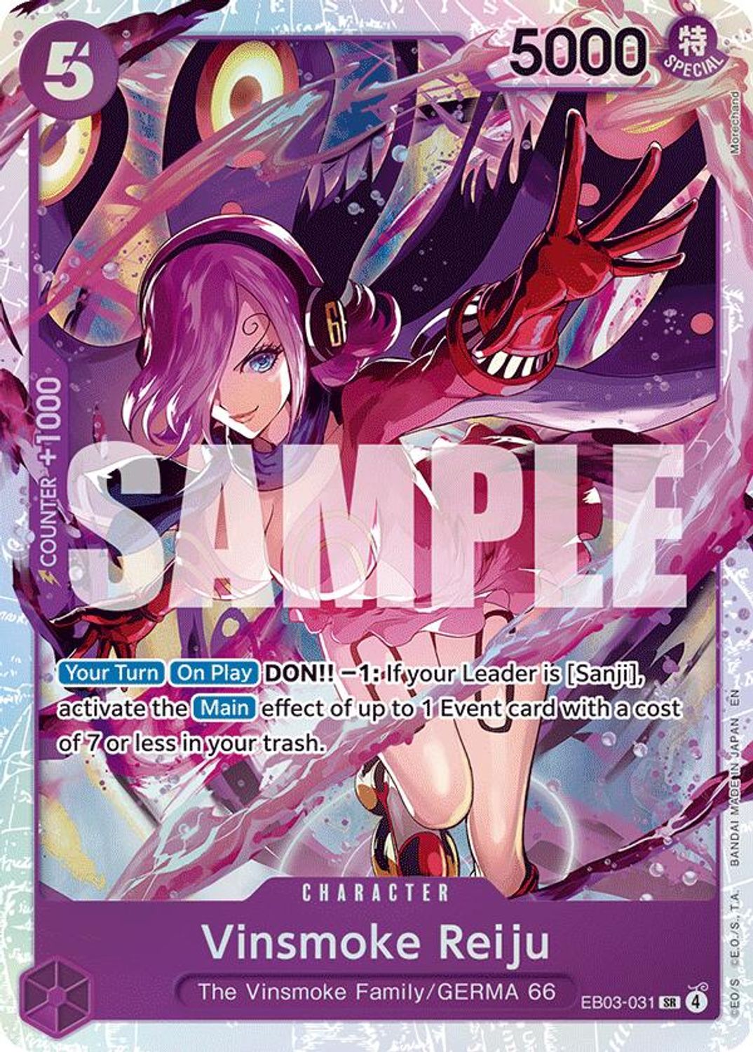 Vinsmoke Reiju (EB03-031) - Extra Booster: One Piece Heroines Edition Foil