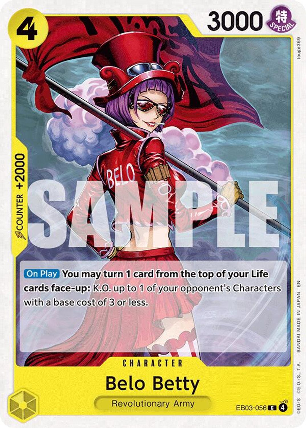 Belo Betty (EB03-056) - Extra Booster: One Piece Heroines Edition