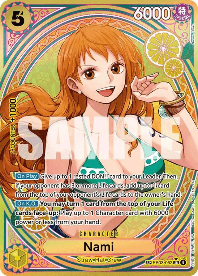 Nami (053) (SP) (EB03-053) - Extra Booster: One Piece Heroines Edition Foil