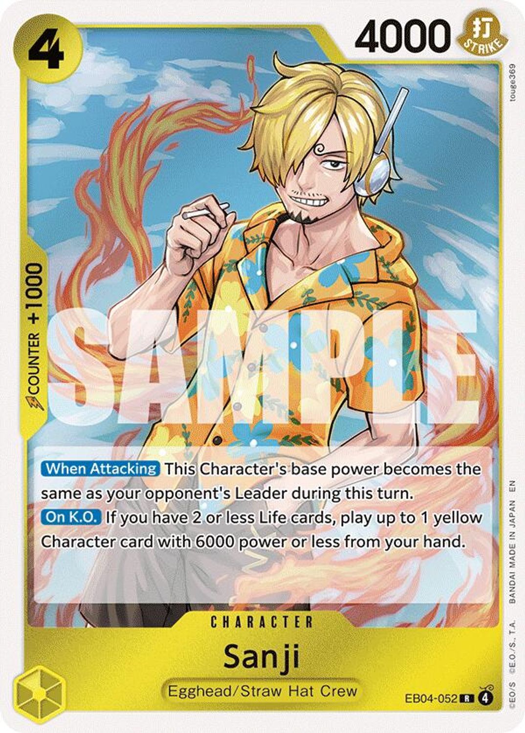 Sanji (EB04-052) (EB04-052) - Adventure on Kami's Island Foil