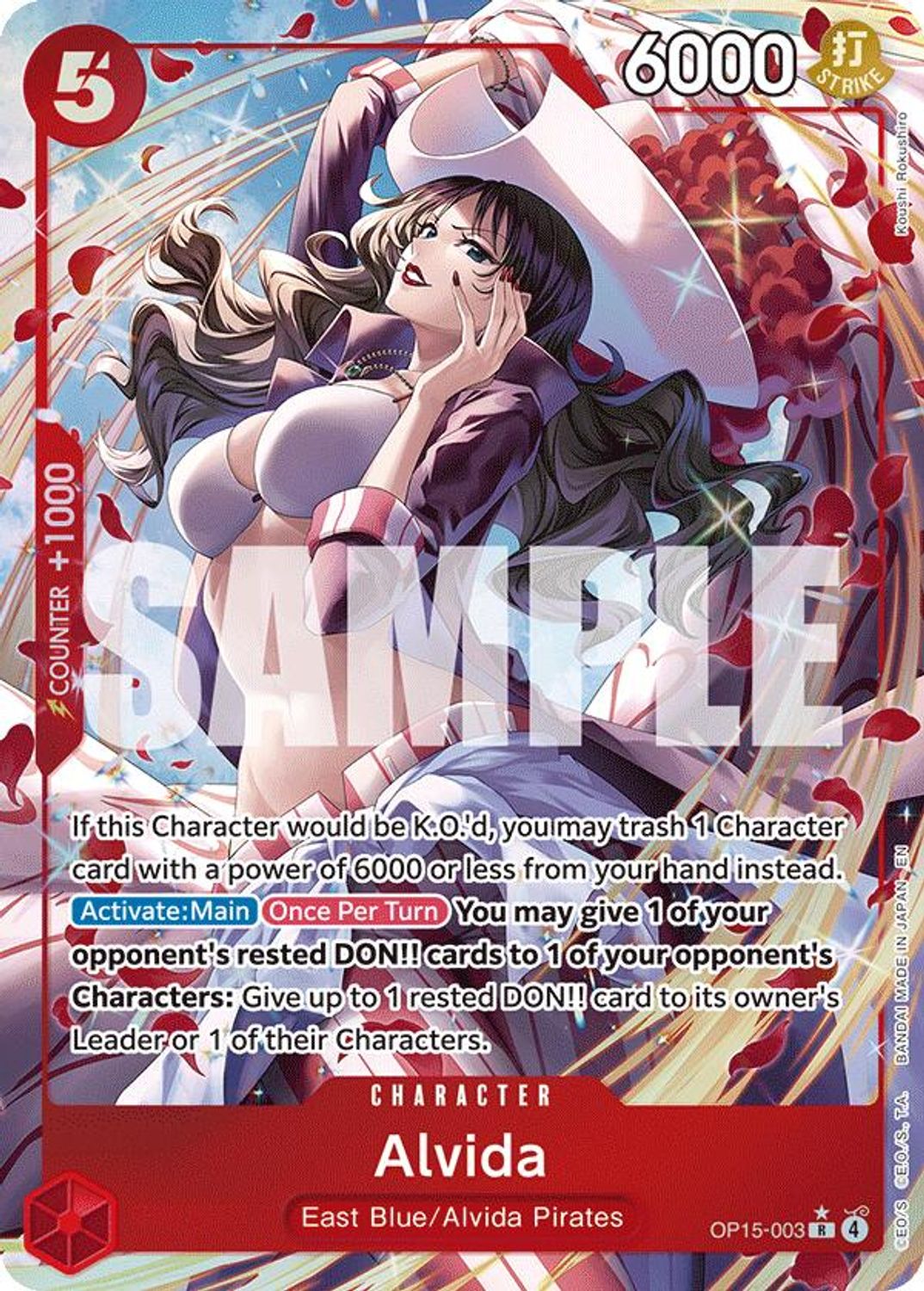 Alvida (Alternate Art) (OP15-003) - Adventure on Kami's Island Foil