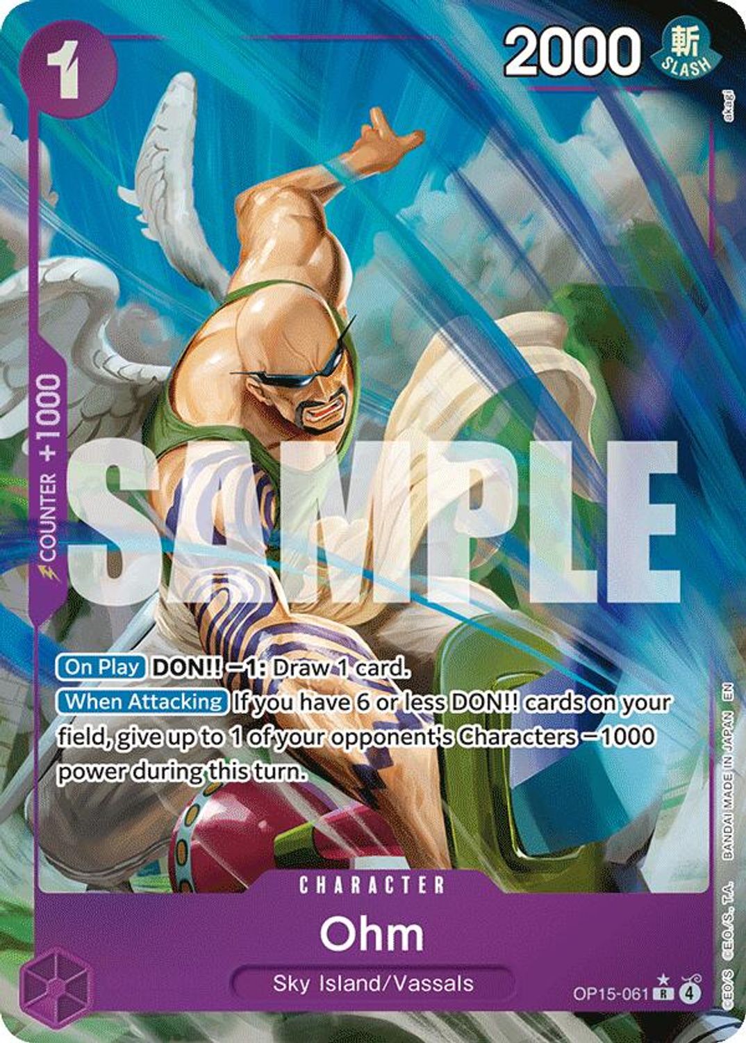 Ohm (Alternate Art) (OP15-061) - Adventure on Kami's Island Foil