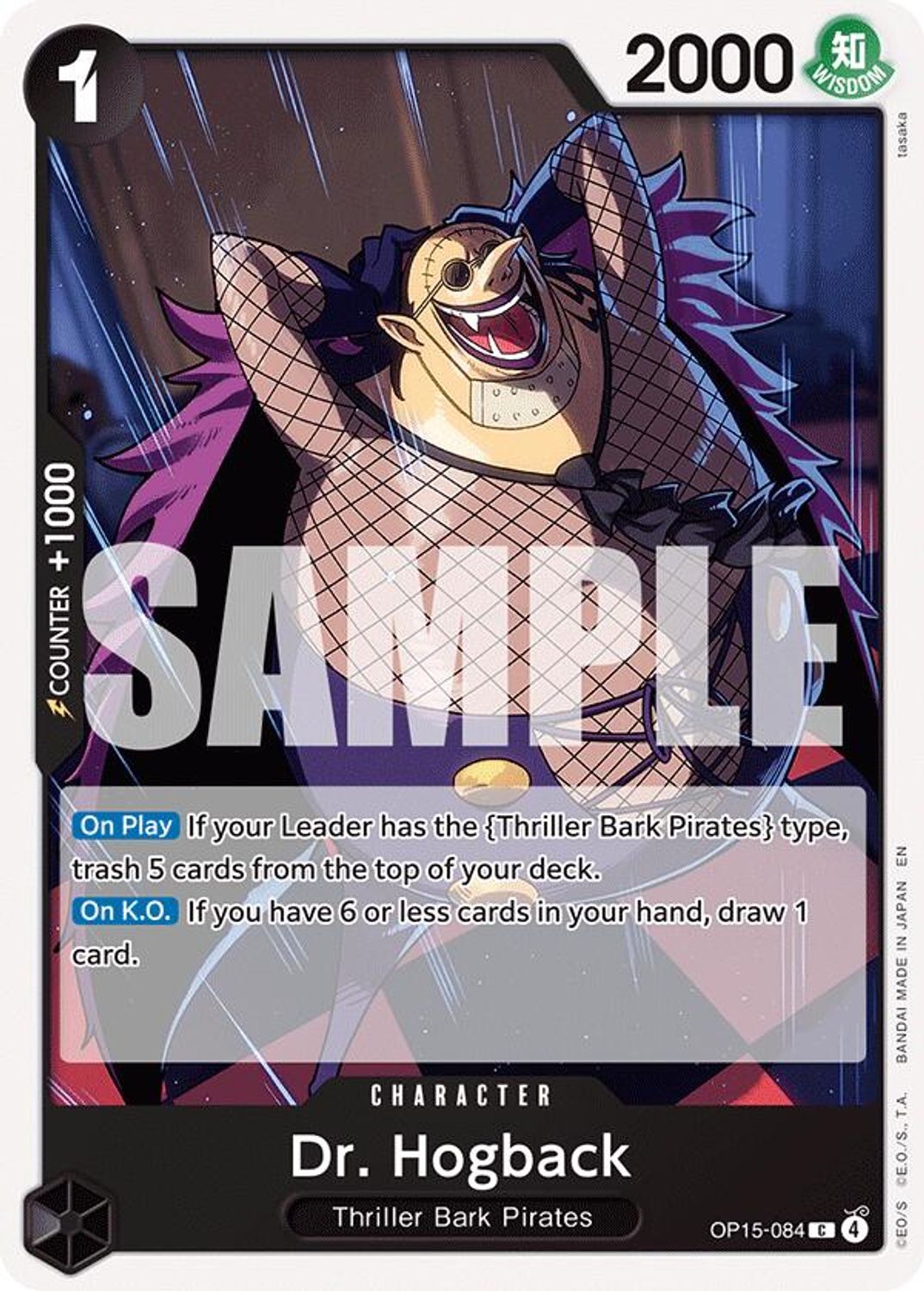 Dr. Hogback (OP15-084) - Adventure on Kami's Island