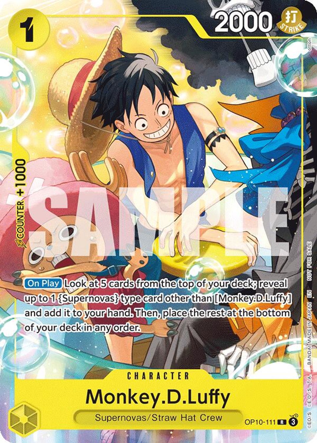 Monkey.D.Luffy (Welcome Pack 2026 Vol.1) (OP10-111) - One Piece Promotion Cards