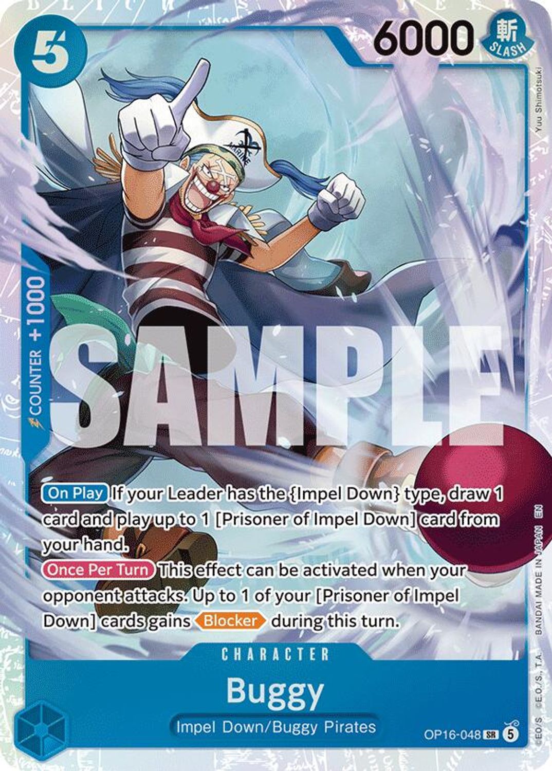 Buggy (048) (OP16-048) - The Time of Battle Foil