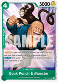 Bonk Punch & Monster (OP17-028) - The World's Strongest Warriors