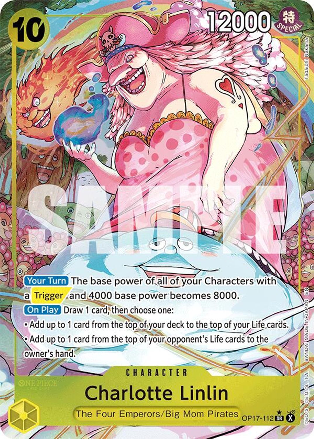 Charlotte Linlin (112) (Alternate Art) (OP17-112) - The World's Strongest Warriors Foil